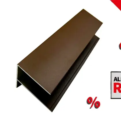 *Abverkauf* Alu F-Profil WE30 aus Aluminium, 65 × 85 mm
