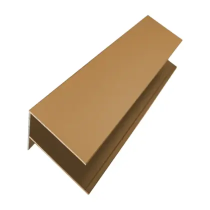 Alu F-Profil WE30 aus Aluminium, 65 × 85 mm