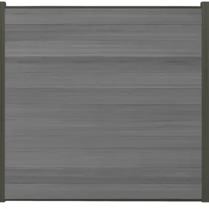 WPC Coex. Zaun Komplettset WoodoWyk, Grey – 179 × 173 cm