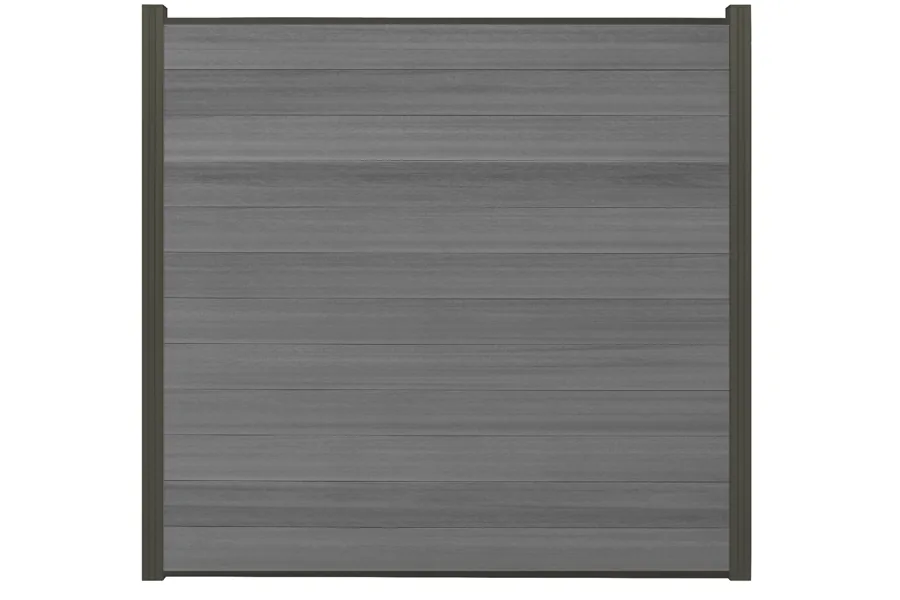 WPC Coex. Zaun Komplettset WoodoWyk, Grey – 179 × 173 cm